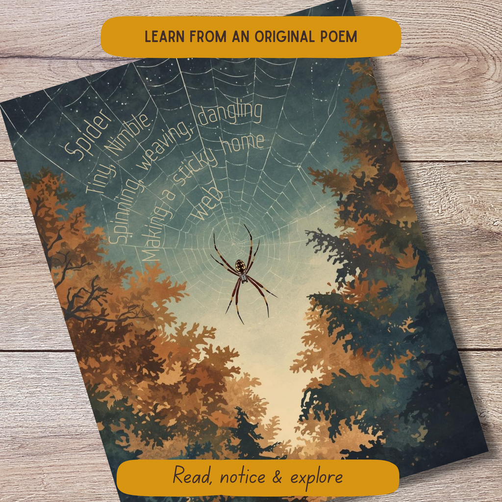 Fall Cinquain Poetry Curriculum - Syllable and Didactic