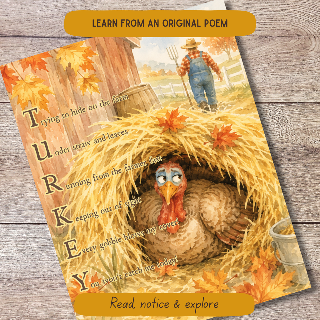 Fall Acrostic Poetry Curriculum