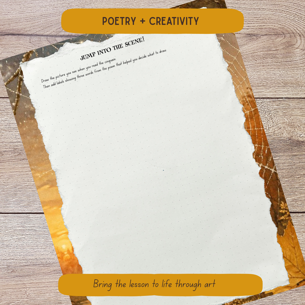 Fall Cinquain Poetry Curriculum - Syllable and Didactic