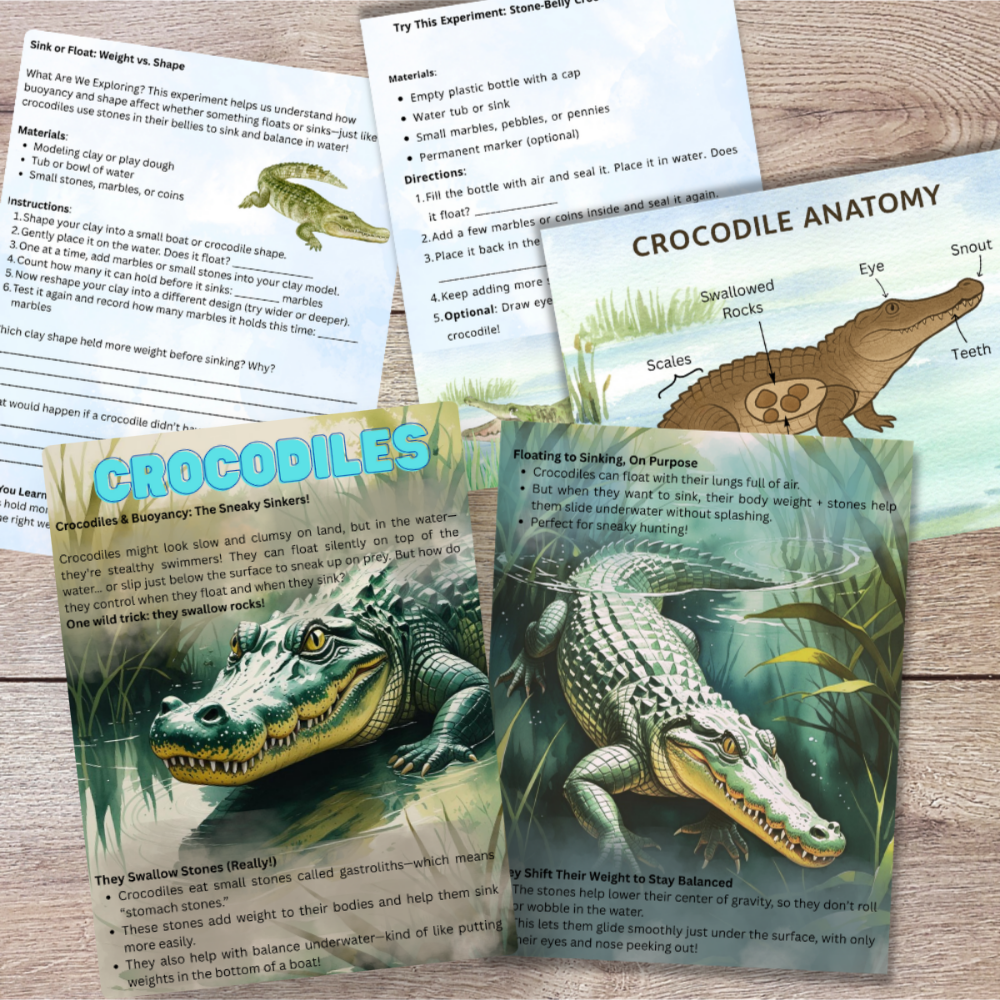 Buoyancy Through Animals | 90-Page Printable Science Unit