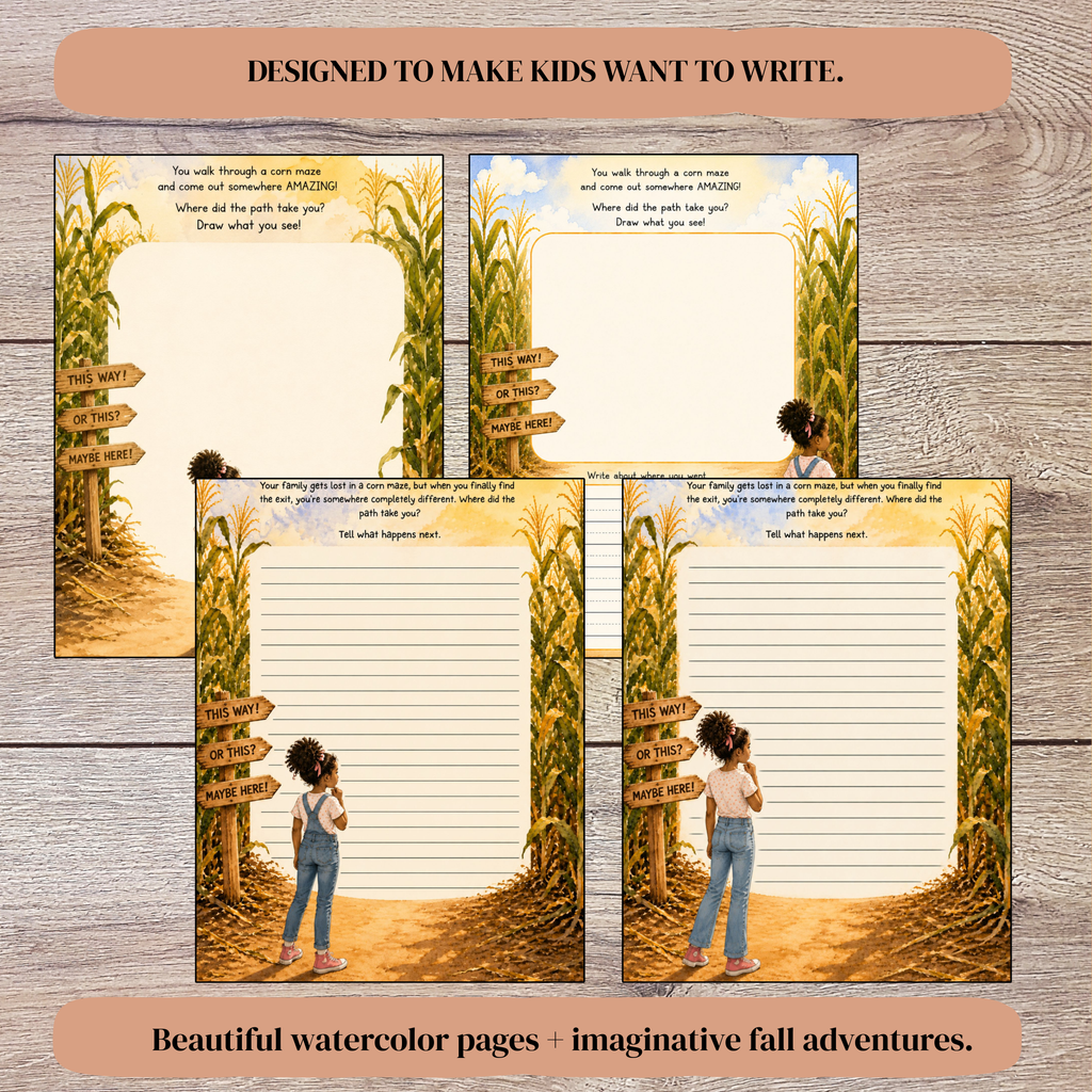 Fall Creative Writing Journal Bundle - All 4 Levels