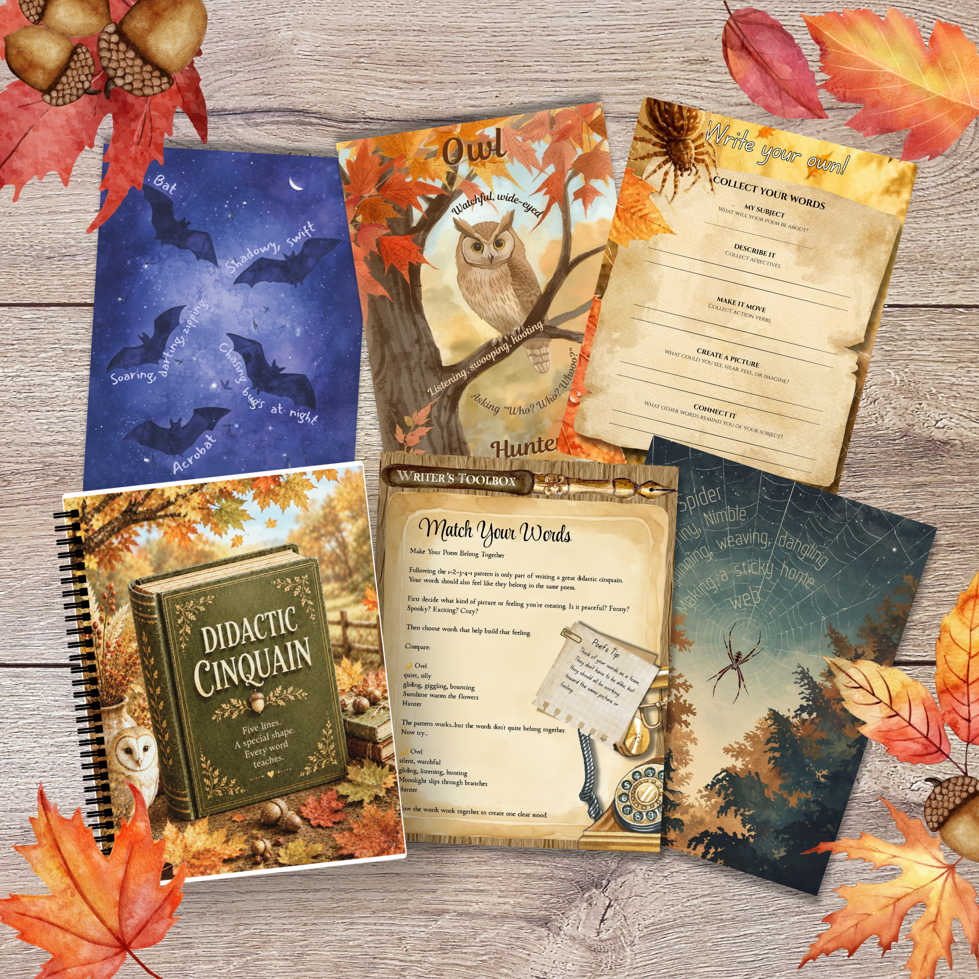 The Complete Fall Poetry Curriculum Bundle