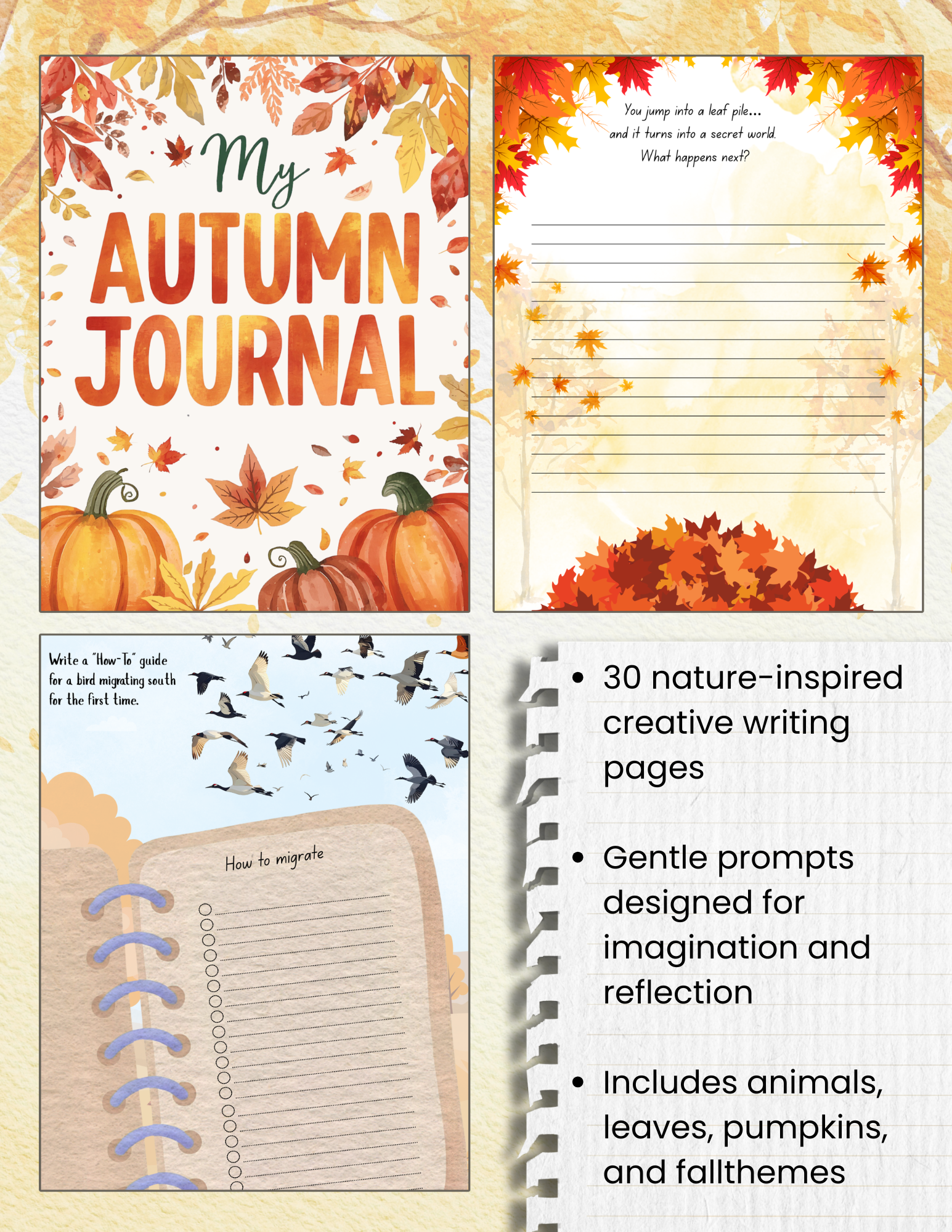 Fall Creative Writing Journal