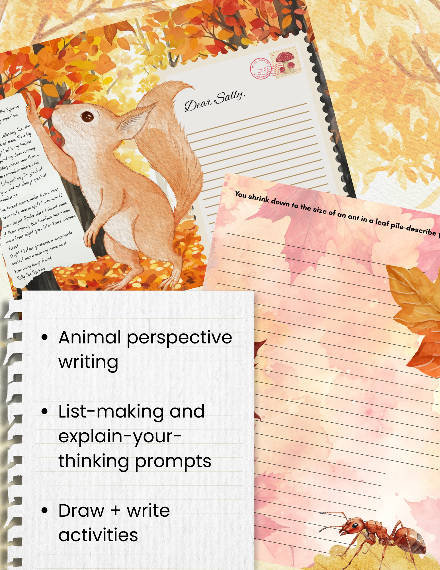 Fall Creative Writing Journal