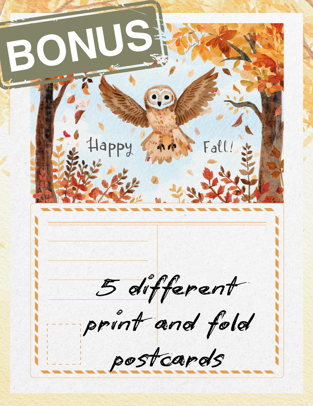 Fall Creative Writing Journal
