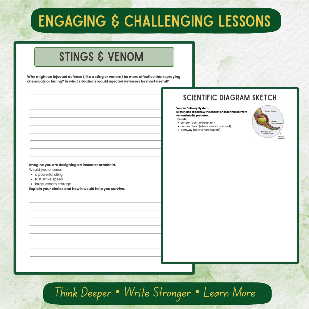 Middle School Bug Journal
