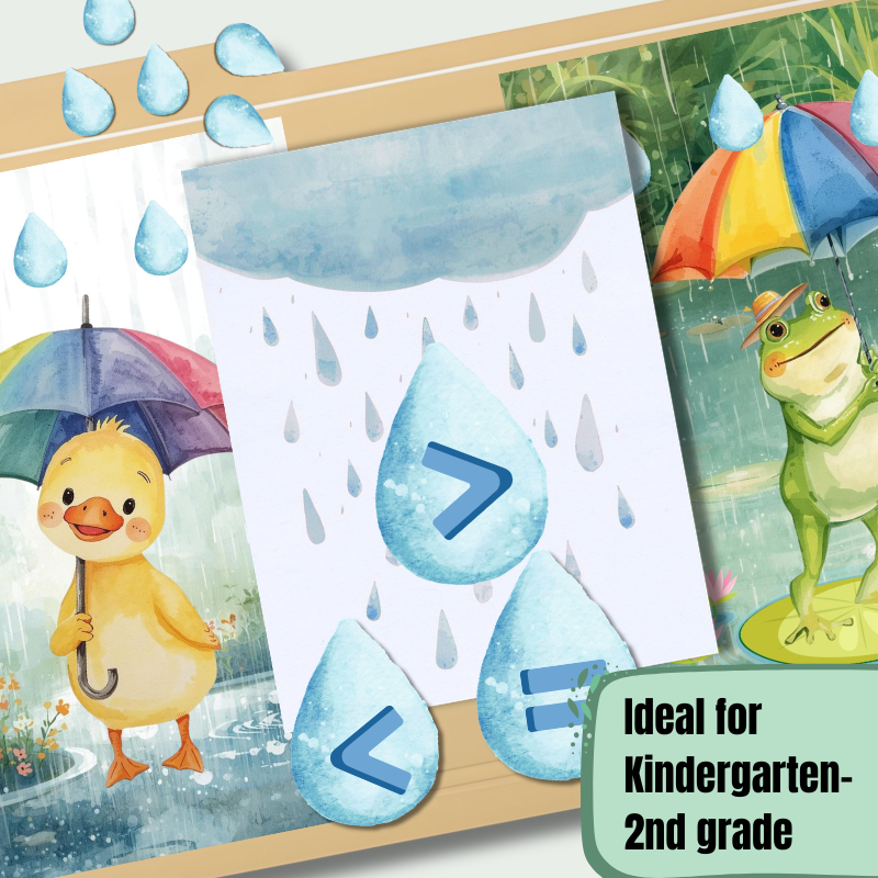 Spring Math Folder Games (K–2)