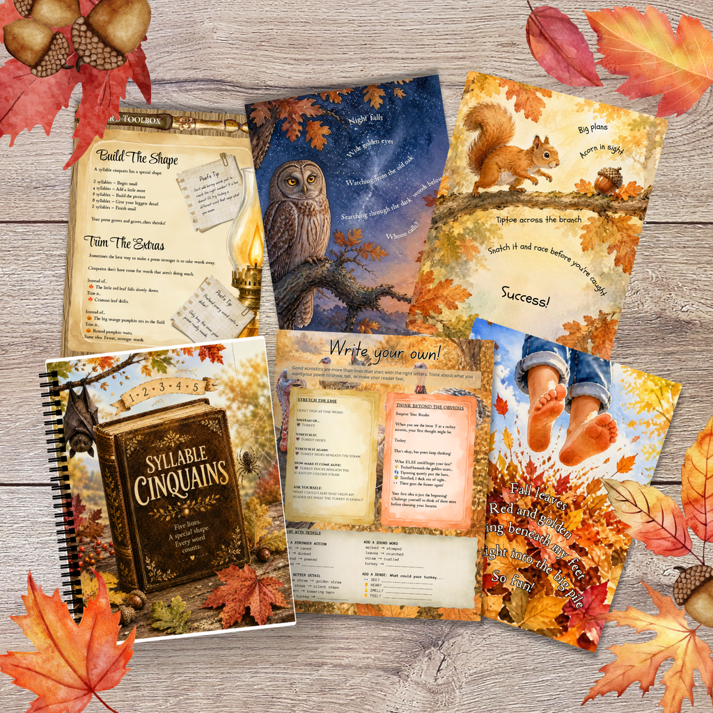 The Complete Fall Poetry Curriculum Bundle