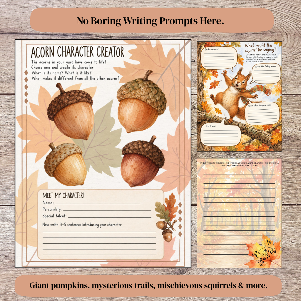 Fall Creative Journal - Upper Elementary