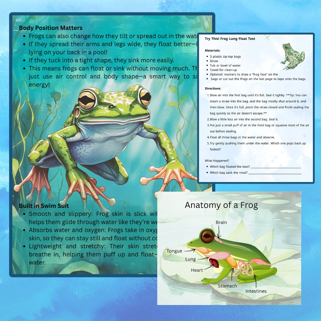 Buoyancy Through Animals | 90-Page Printable Science Unit